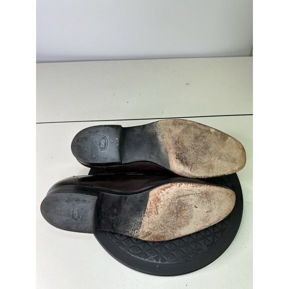 Church's Burgundy Leather Tasselled Shoes Loafers Mens 10.5 US - Picture 9 of 13